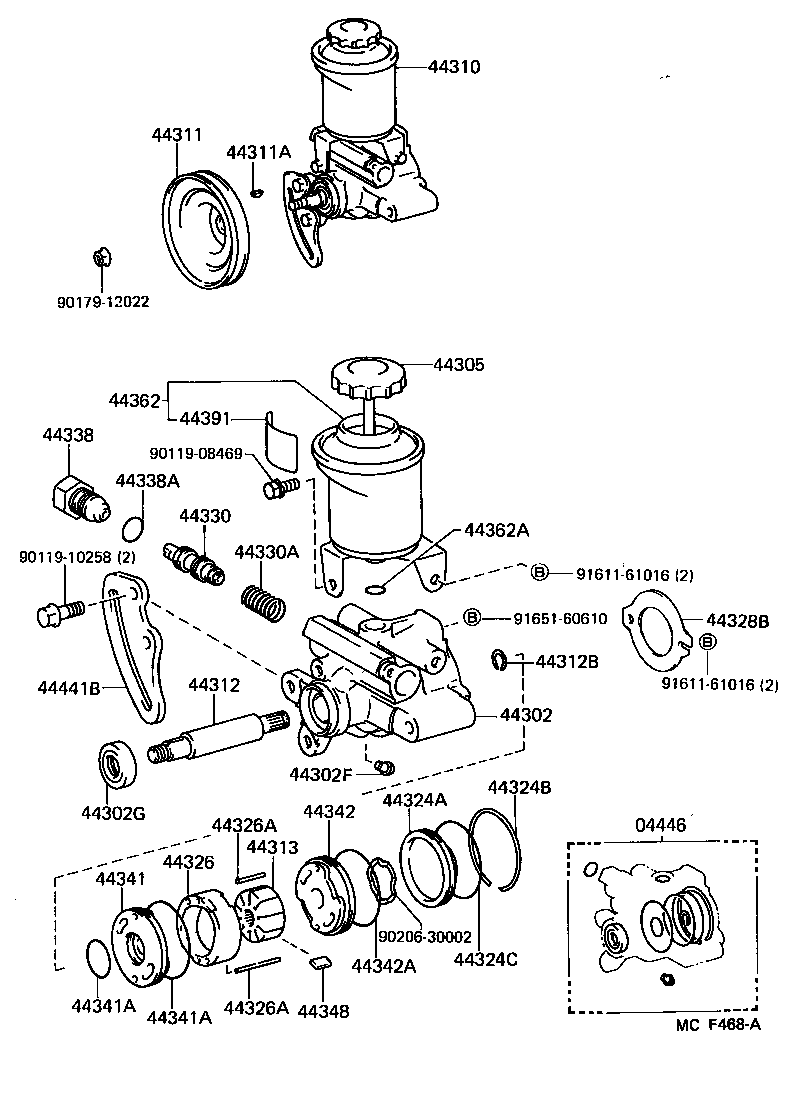 Vane Pump & Reservoir