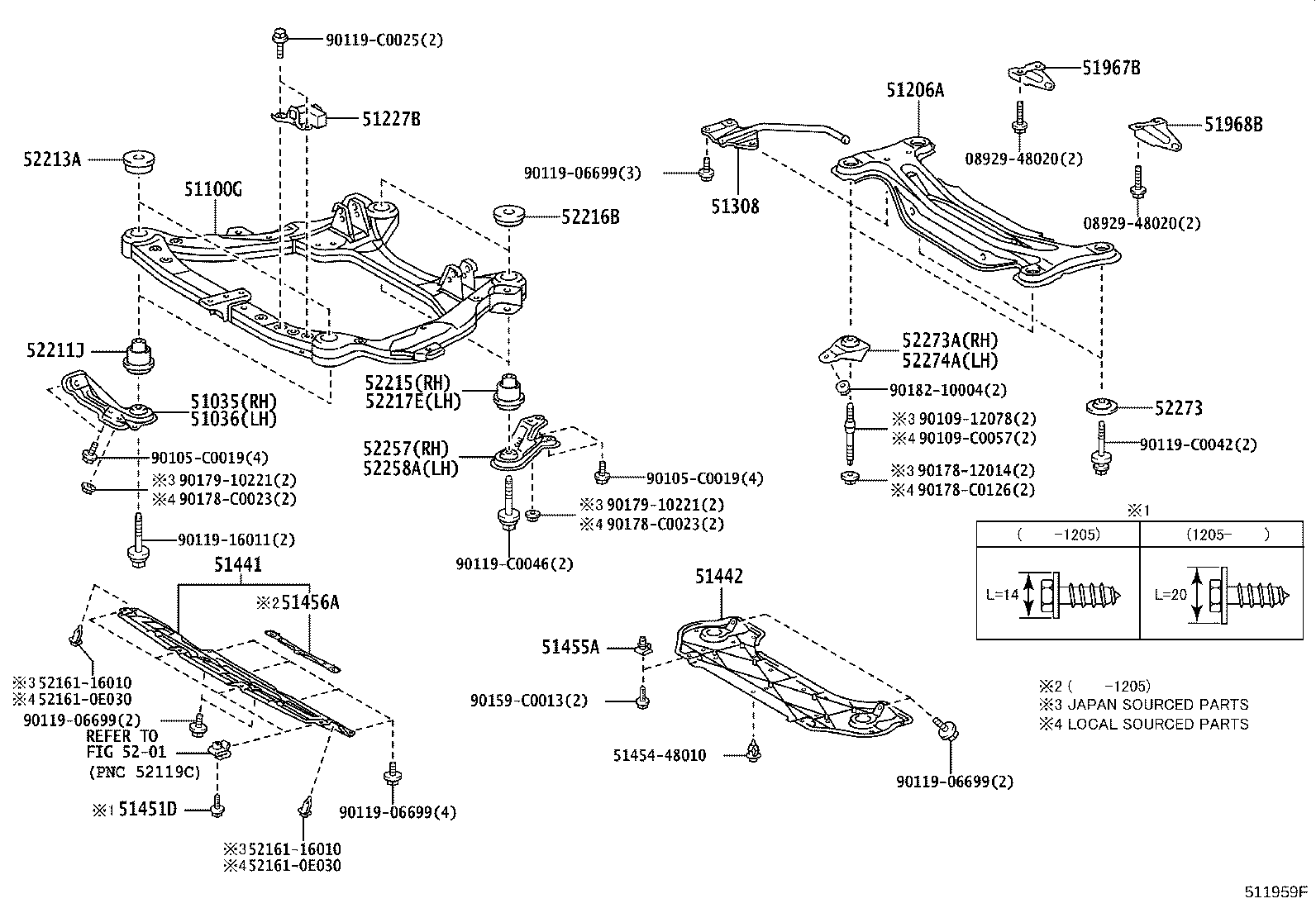 Suspension Crossmember & Under Cover