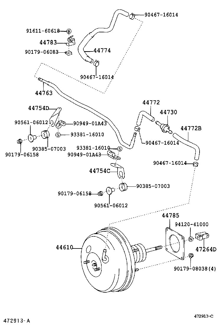 Brake Booster & Vacuum Tube