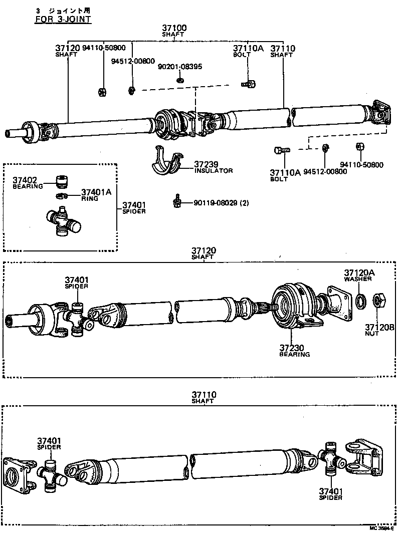 Propeller Shaft & Universal Joint