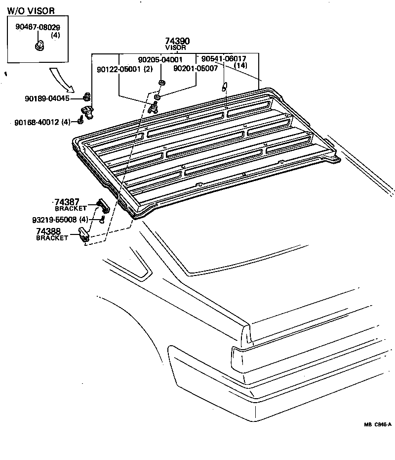 Armrest Visor