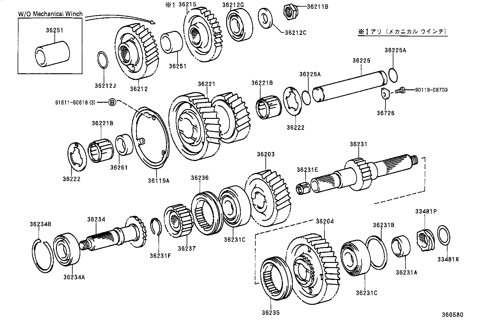 Transfer Gear