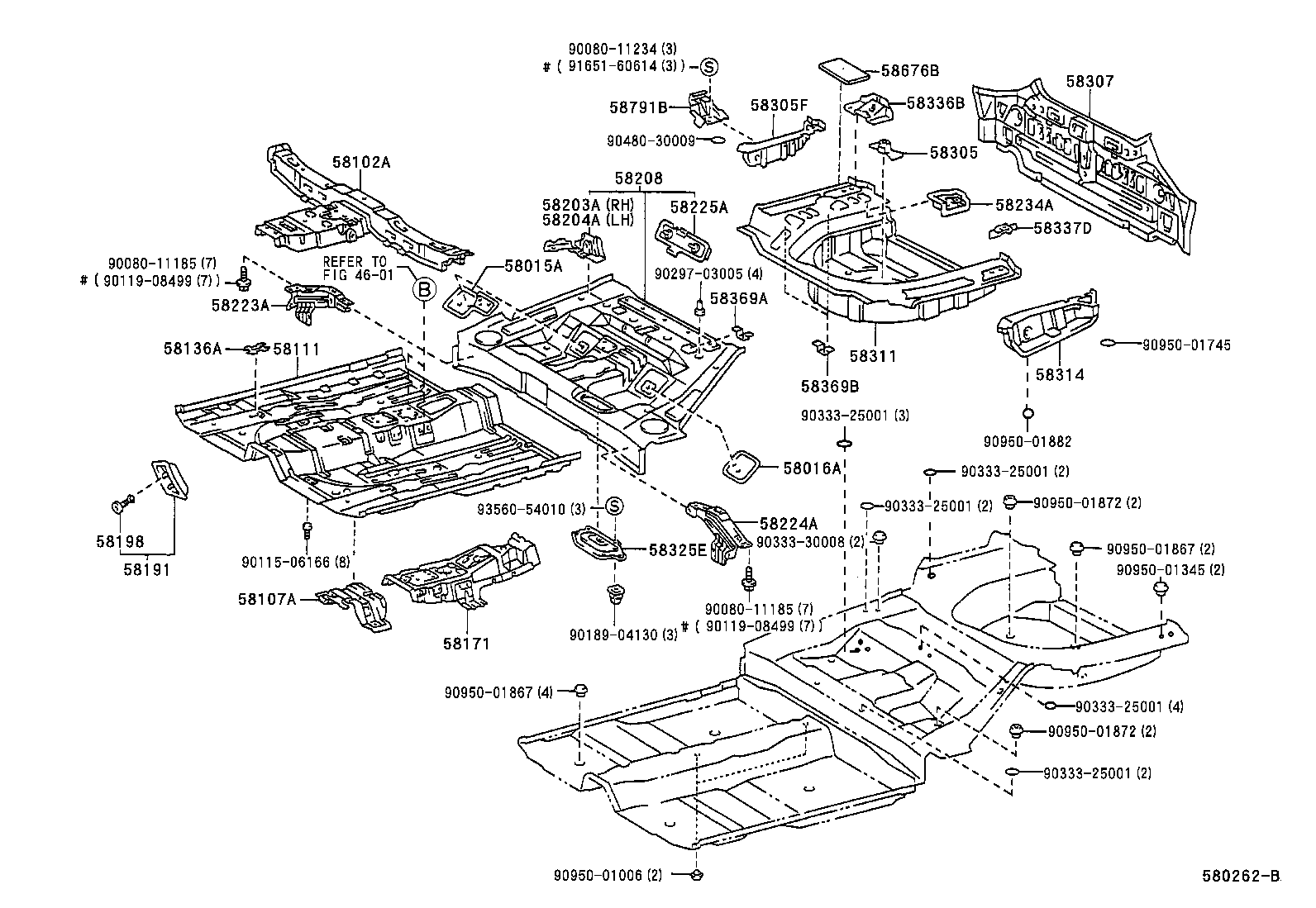 Floor Pan & Lower Back Panel