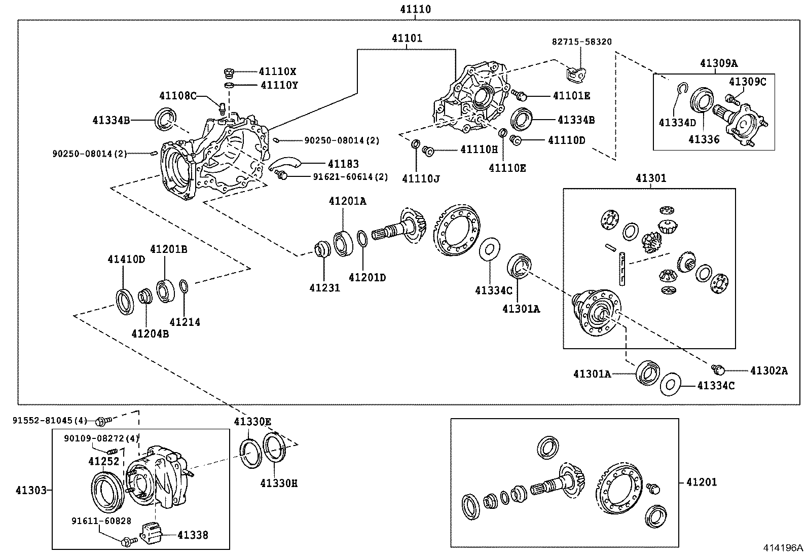 Rear Axle Housing Differential