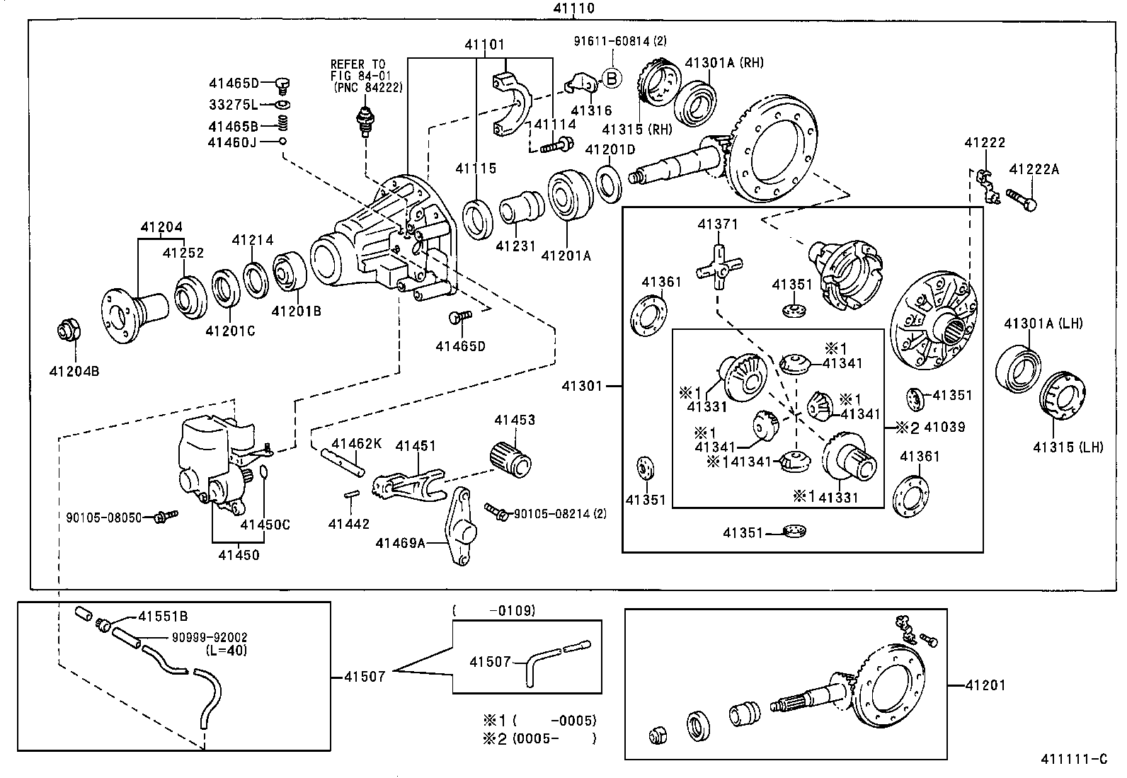 Rear Axle Housing Differential