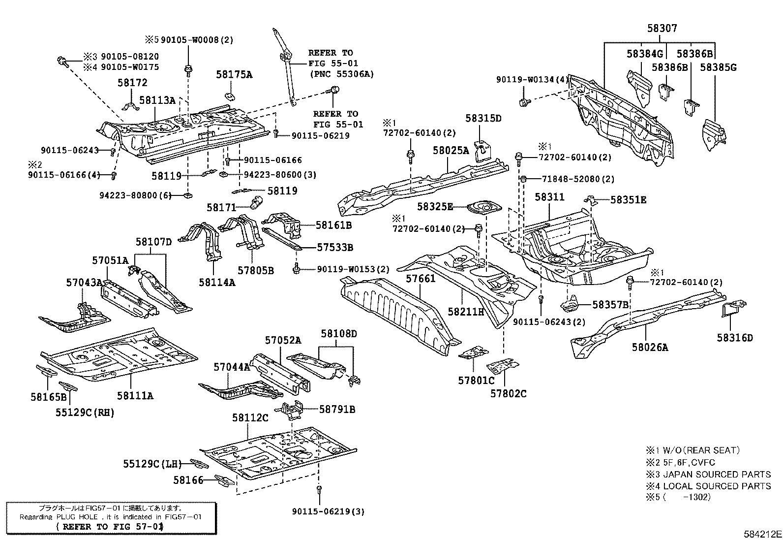 Floor Pan & Lower Back Panel