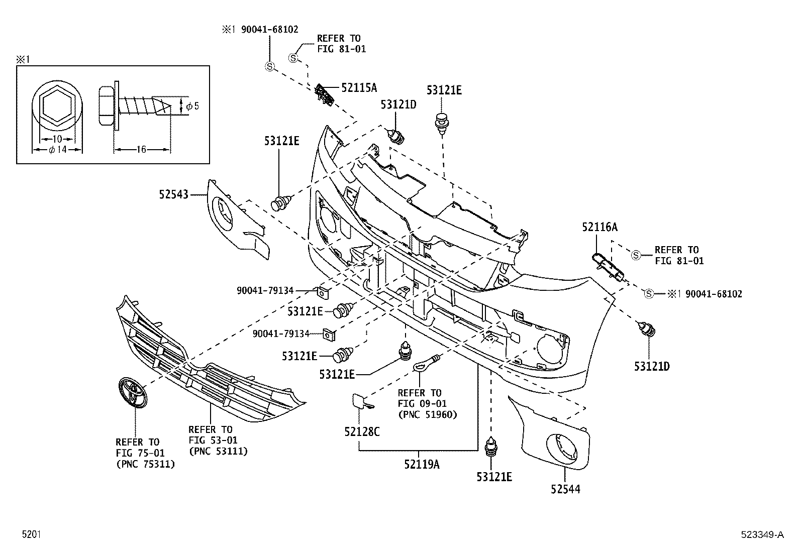Front Bumper Bumper Stay