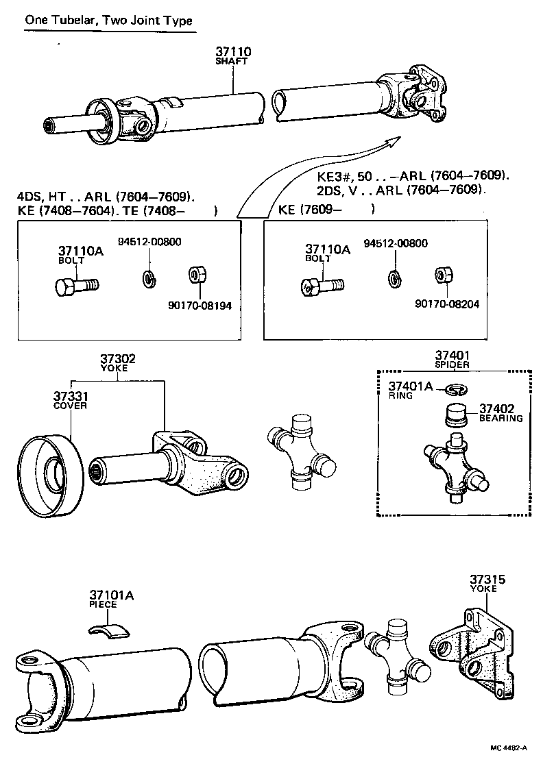 Propeller Shaft & Universal Joint