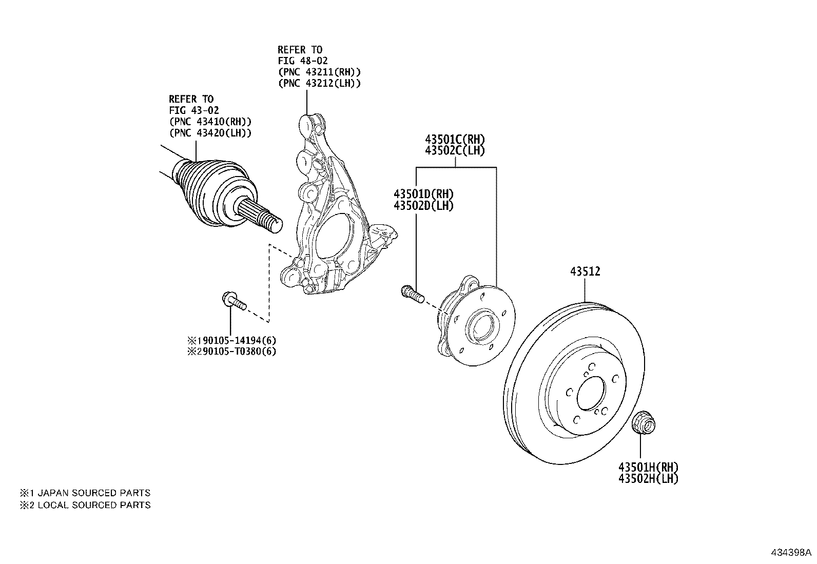 Front Axle Hub