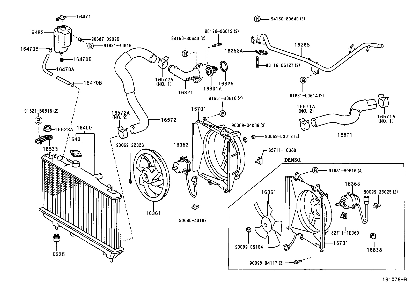 Radiator Water Outlet