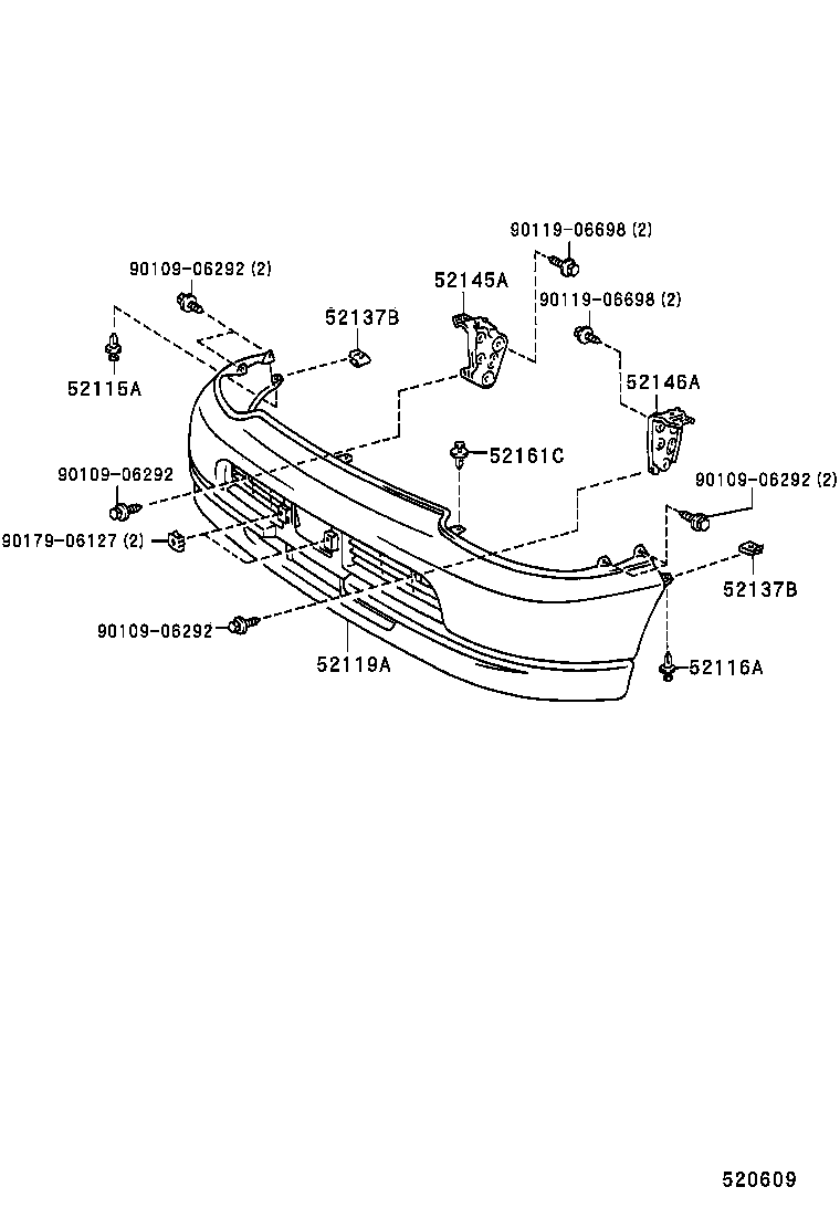 Parachoques delantero