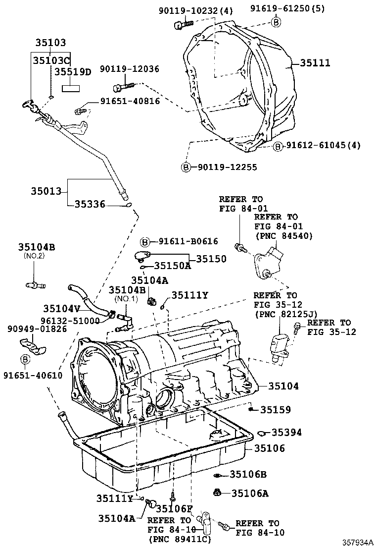 Transmission Case & Oil Pan