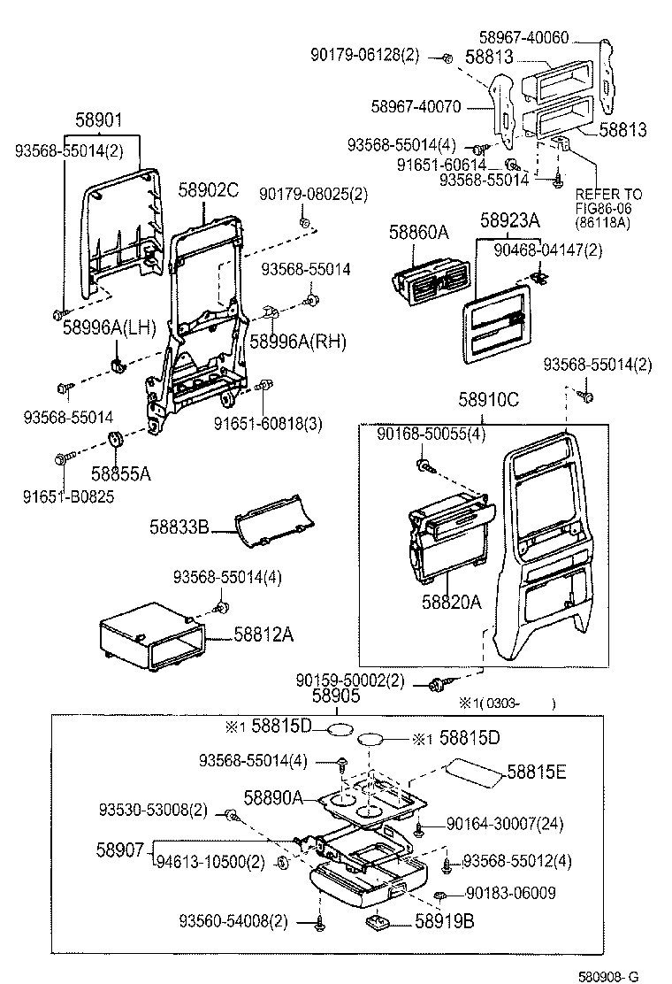 Console Box & Bracket