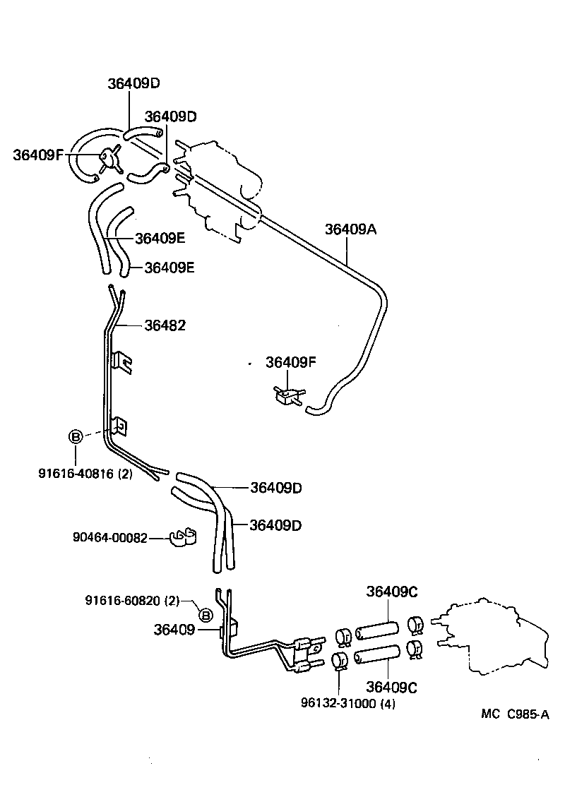 Transfer Vacuum Piping