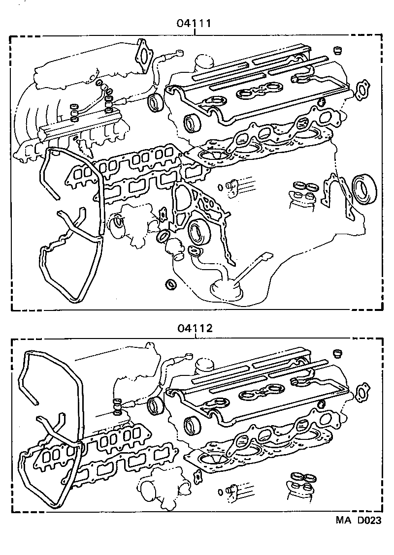 Engine Overhaul Gasket Kit