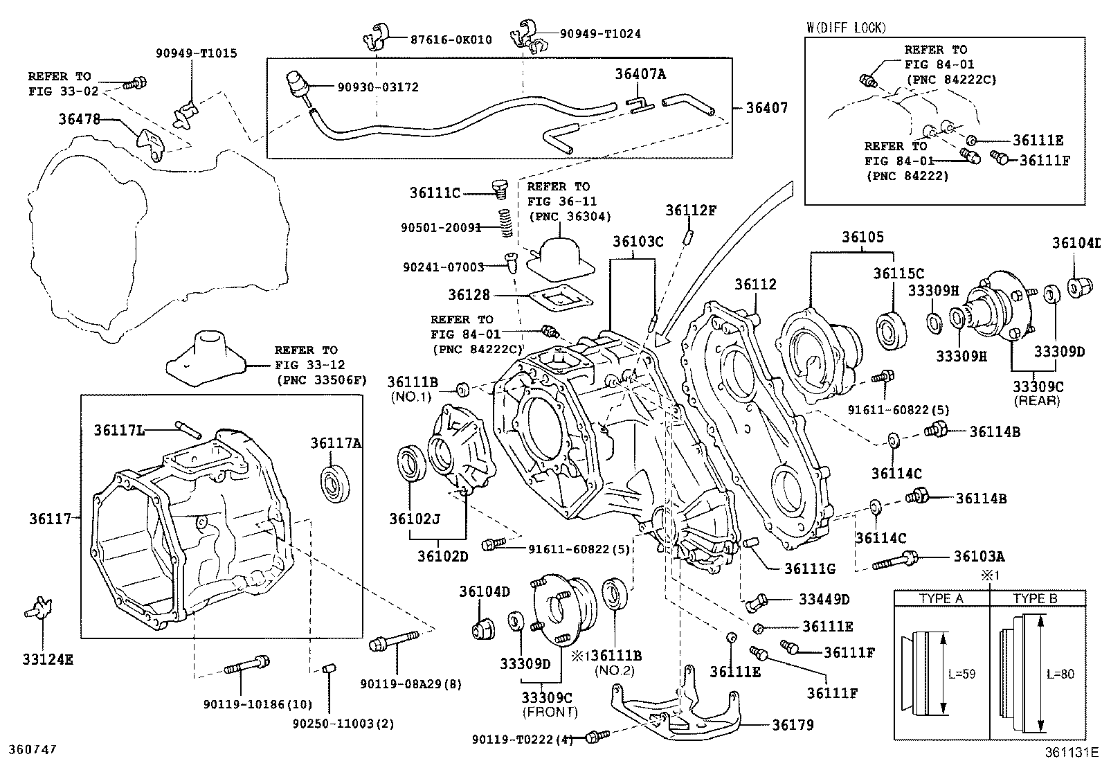 Transfer Case & Extension Housing