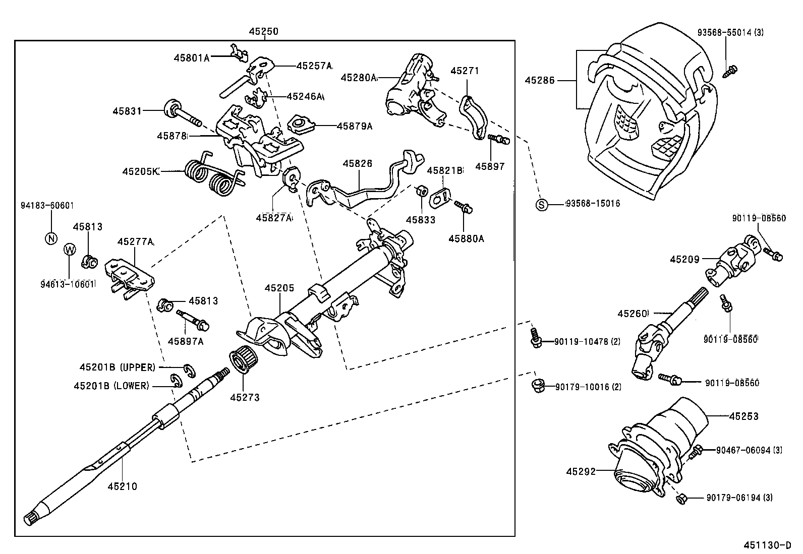 Steering Column & Shaft
