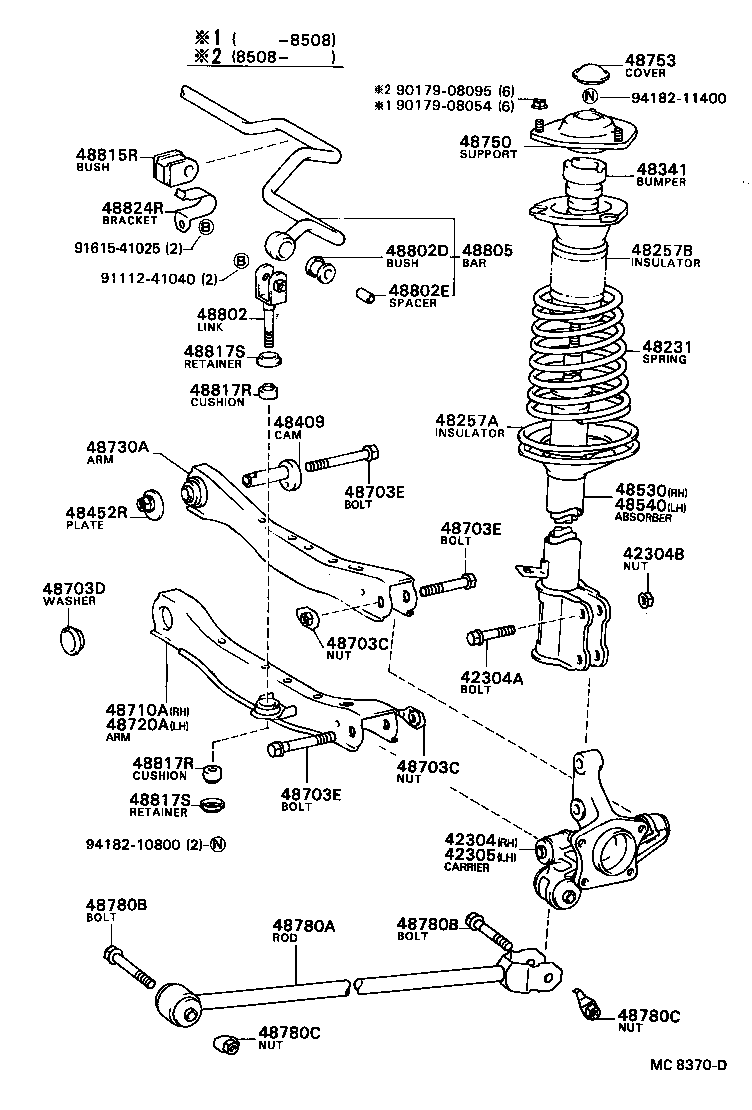 Rear Spring & Shock Absorber