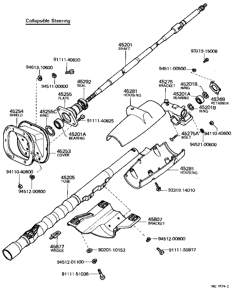 Steering Column & Shaft
