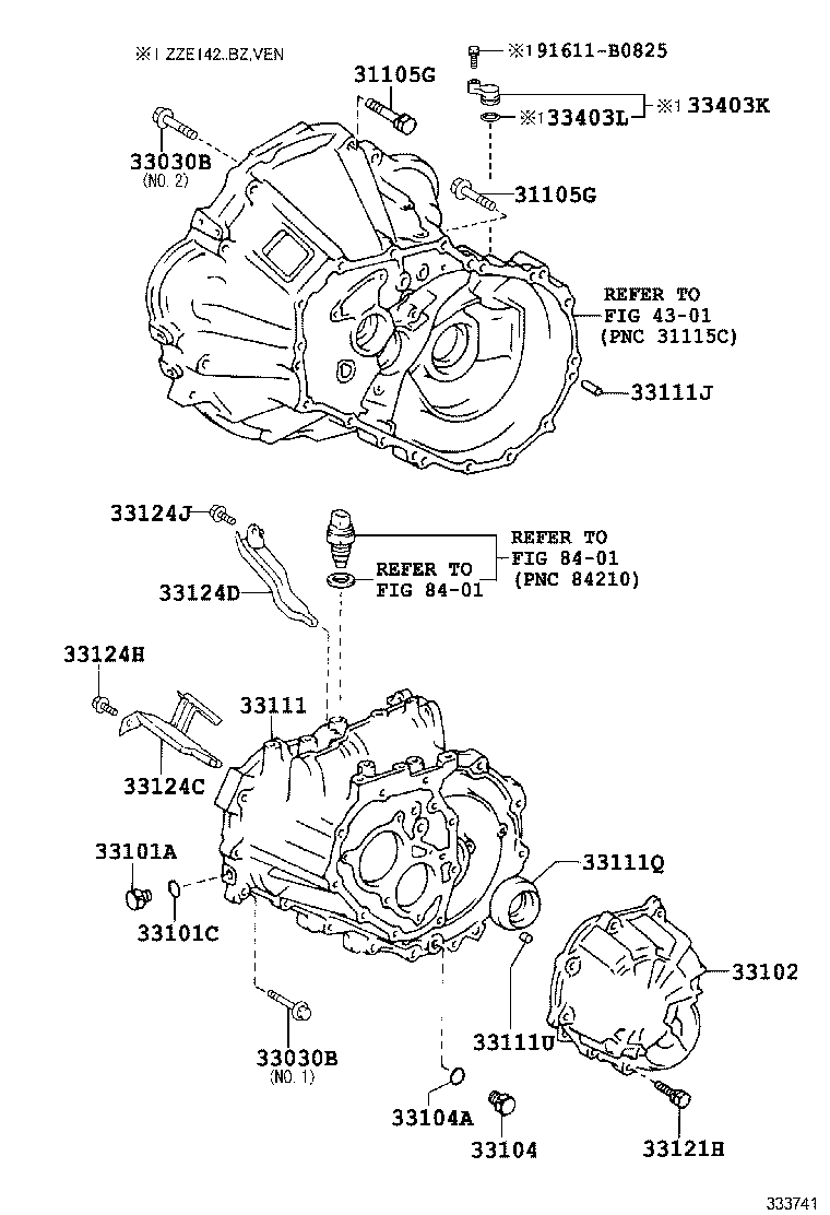 Clutch Housing + Transmission Case