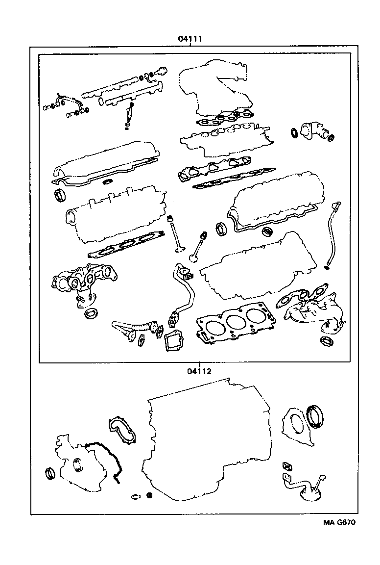 Engine Overhaul Gasket Kit