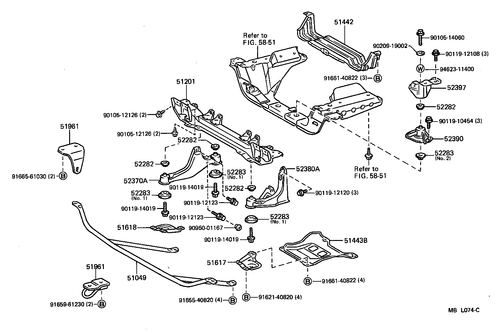 Suspension Crossmember & Under Cover