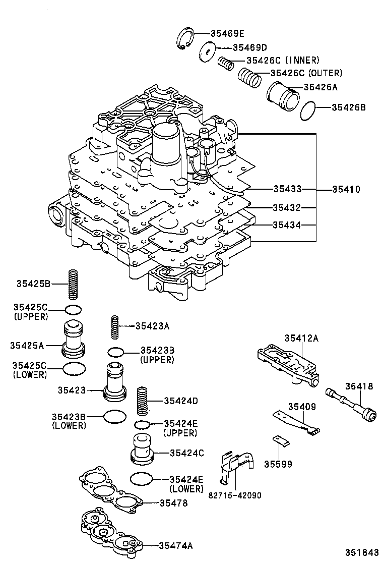 Valve Body Oil Strainer