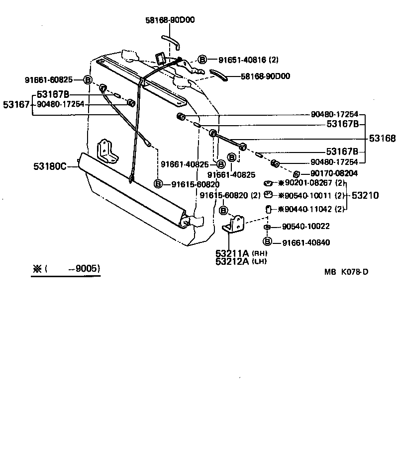 Radiator Support Wind Guide