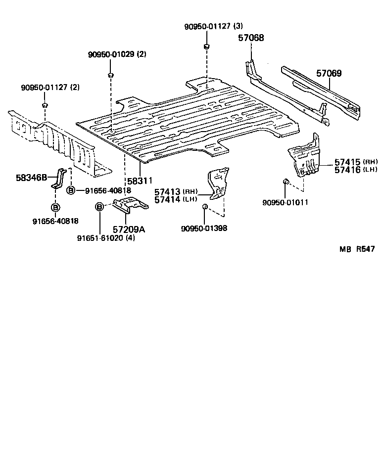 Rear Floor Panel