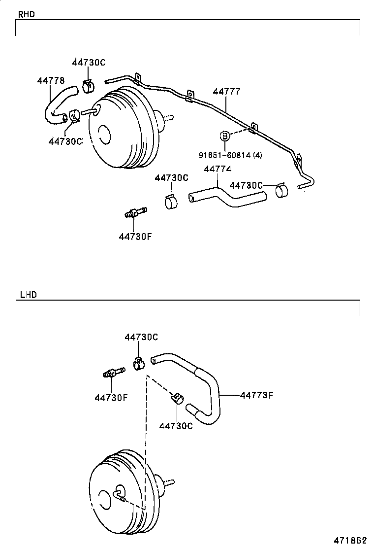 Brake Booster & Vacuum Tube