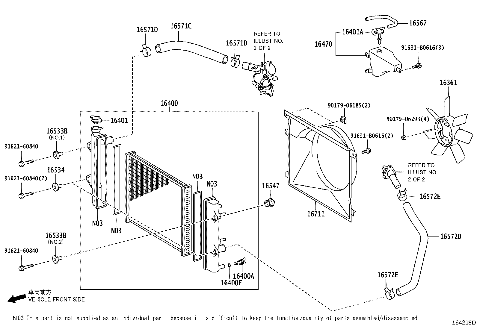 Radiator Water Outlet