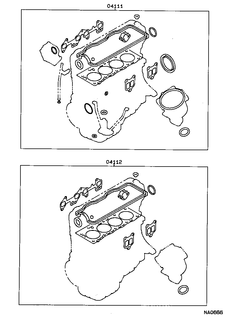 Engine Overhaul Gasket Kit