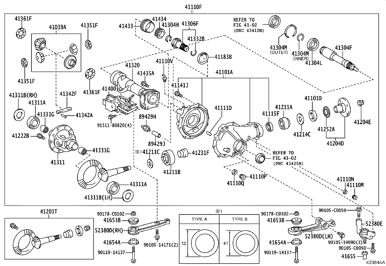Front Axle Housing & Differential
