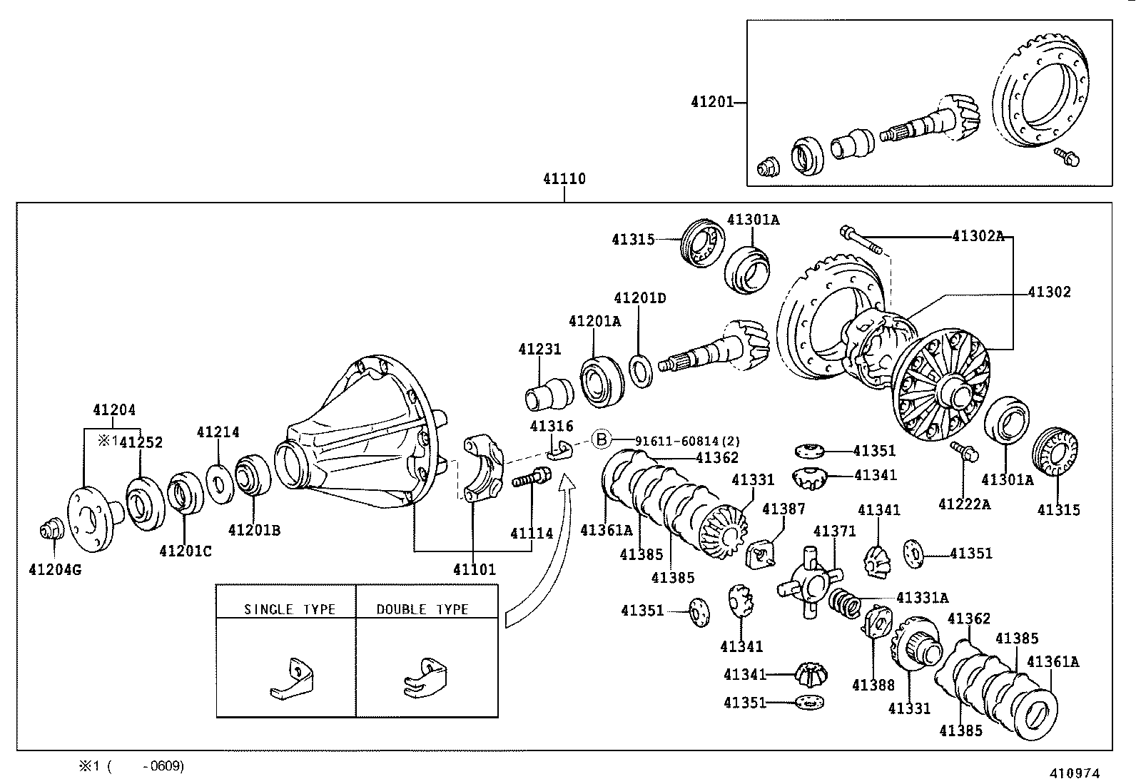 Rear Axle Housing Differential