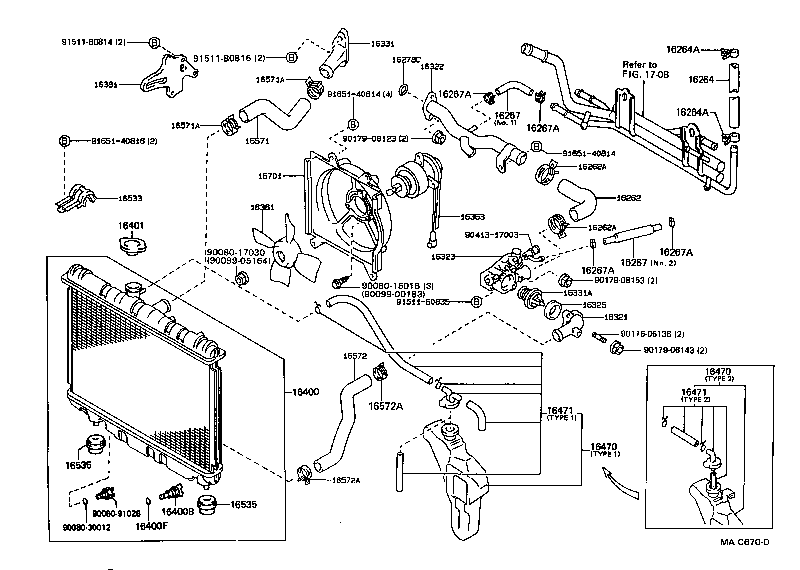 Radiator Water Outlet