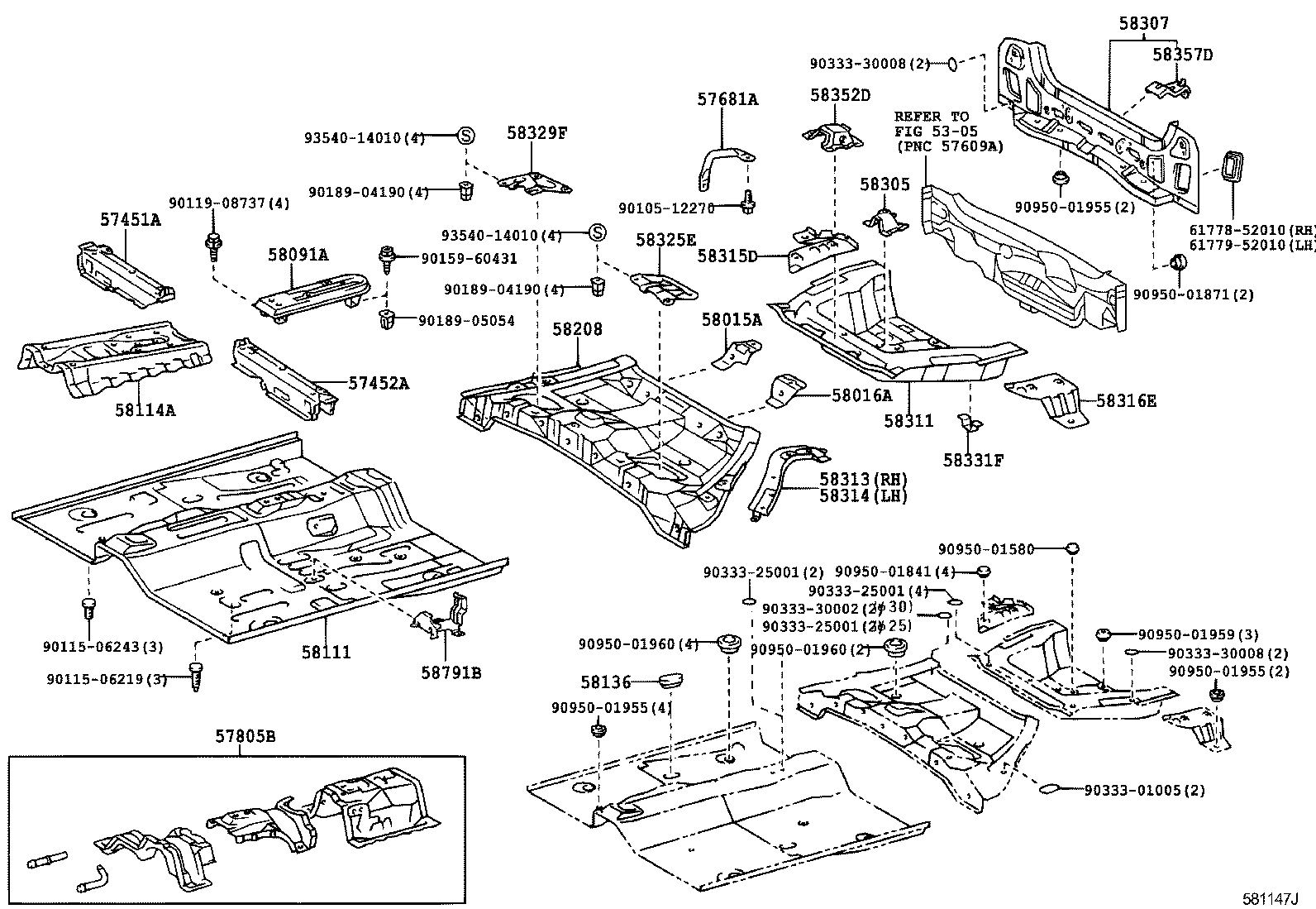 Floor Pan & Lower Back Panel