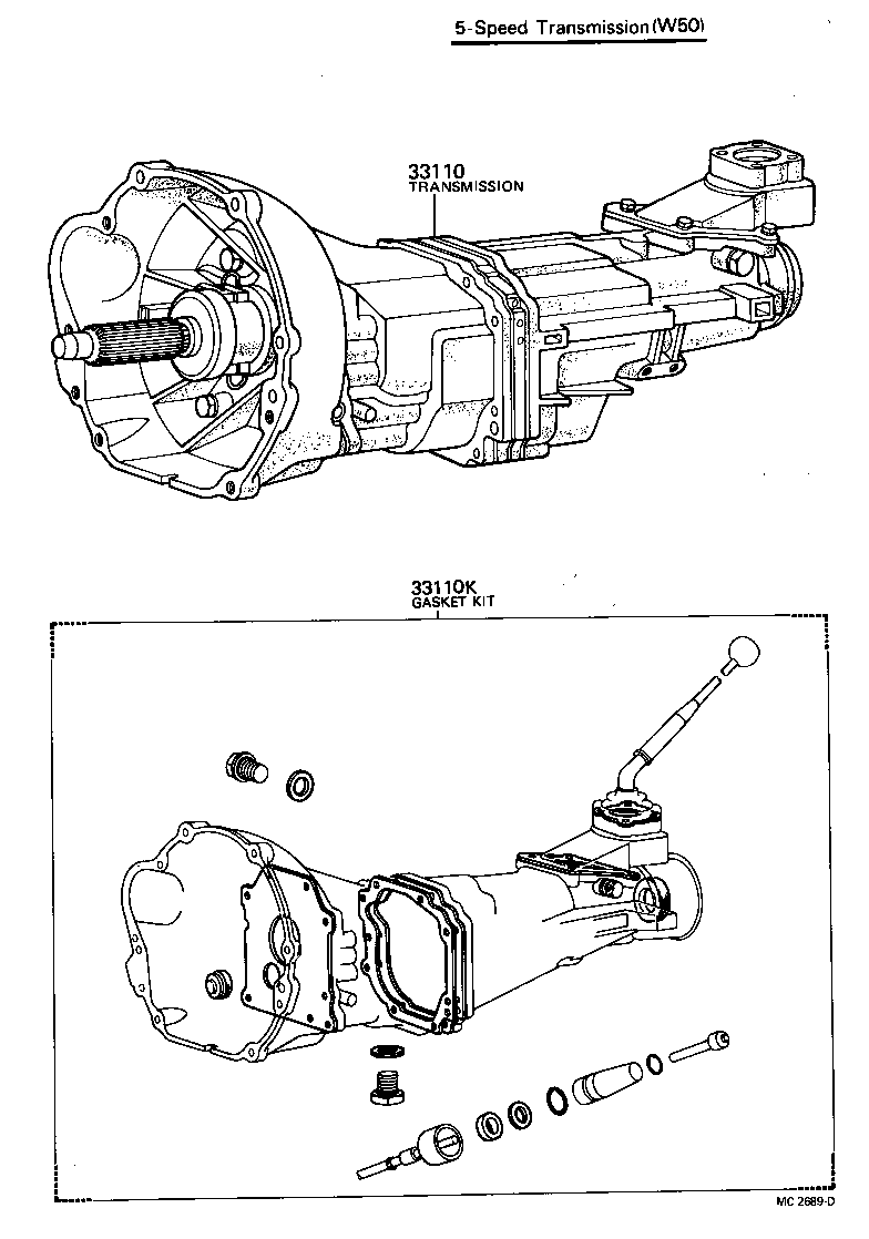 Transaxle Or Transmission Assy & Gasket Kit