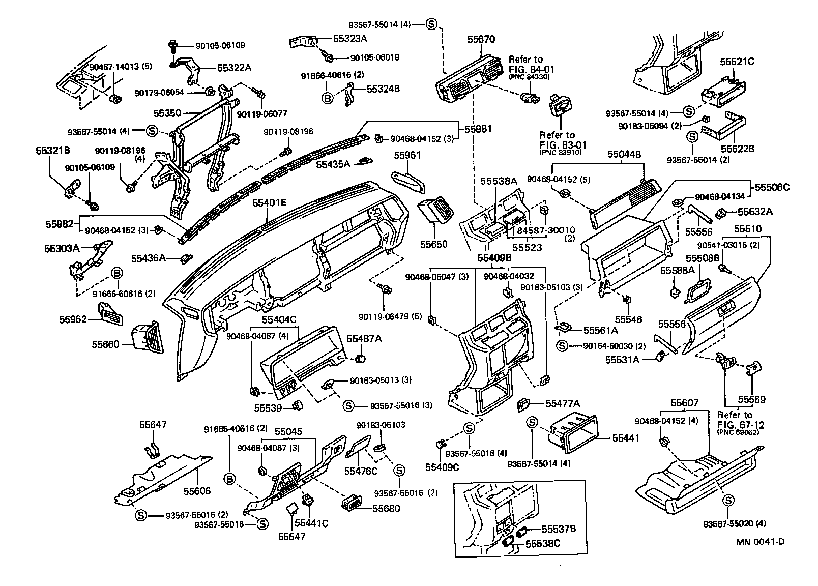 Instrument Panel Glove Compartment