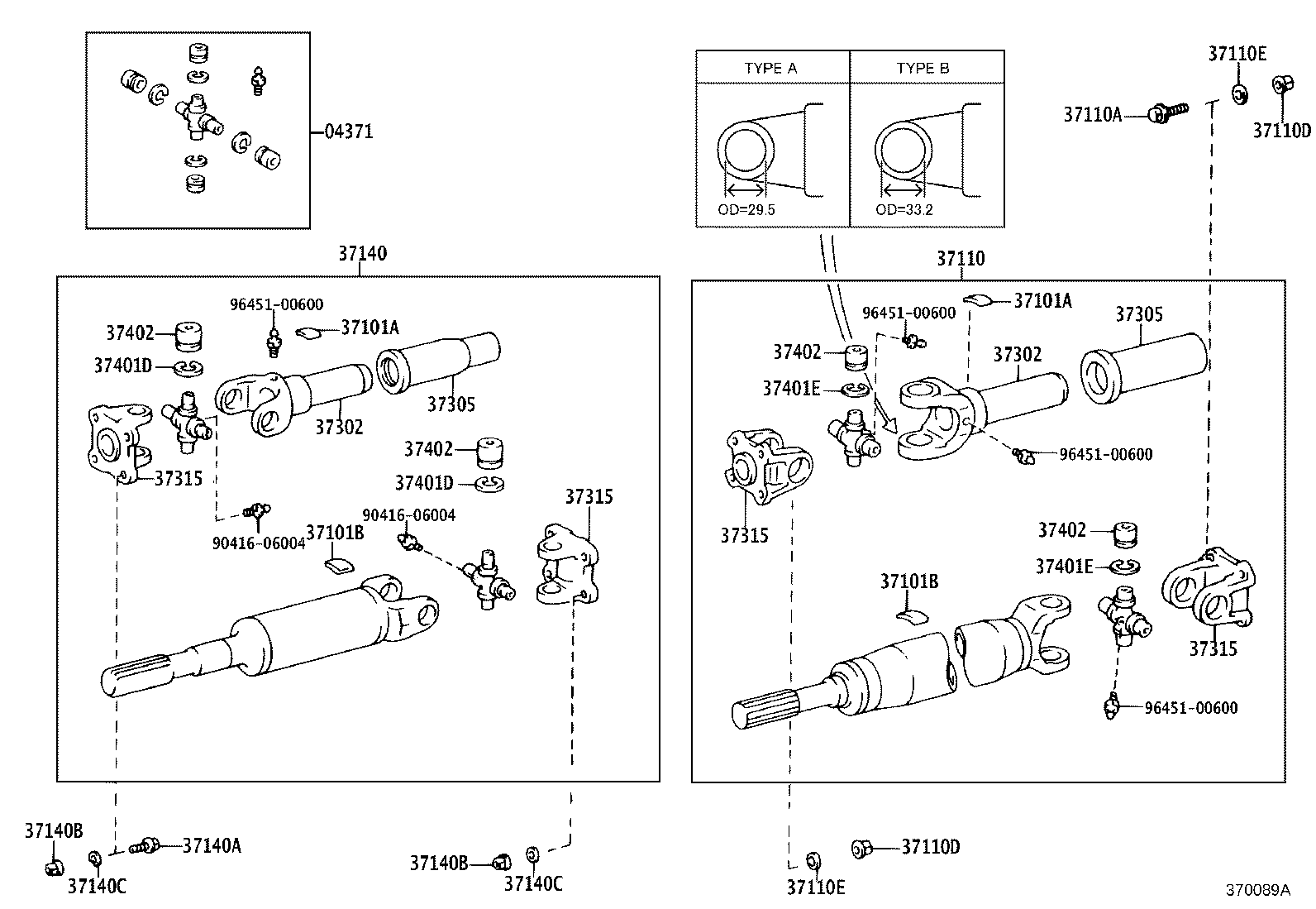 Propeller Shaft & Universal Joint