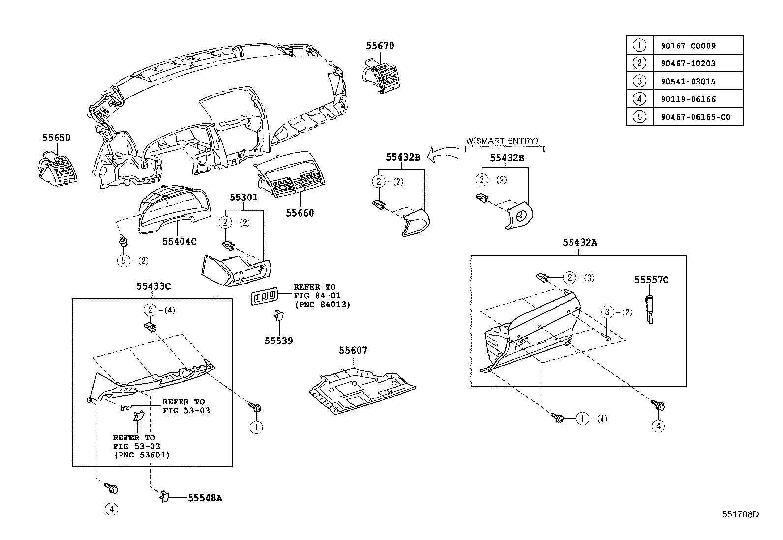 Instrument Panel Glove Compartment