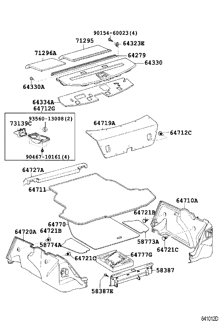 Package Tray Panel & Luggage Compartment Mat