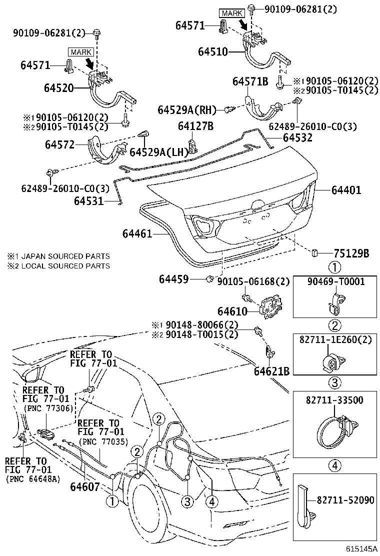 Luggage Compartment Door & Lock