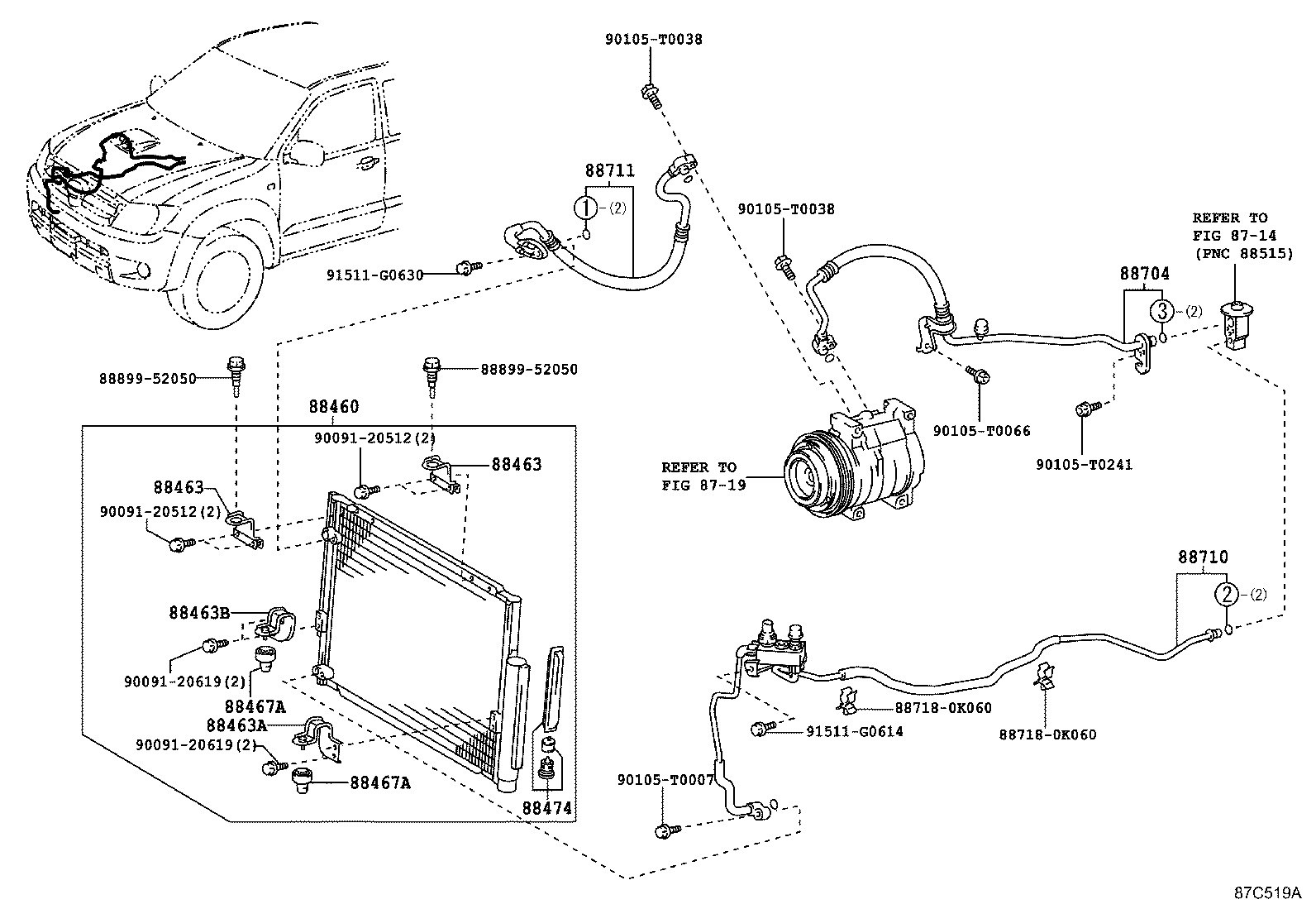 Cooler Piping