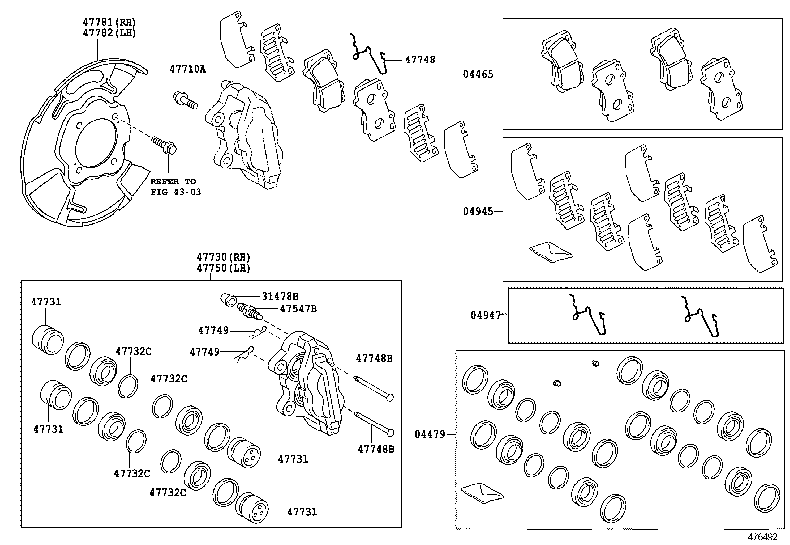 Front Disc Brake Caliper Dust Cover