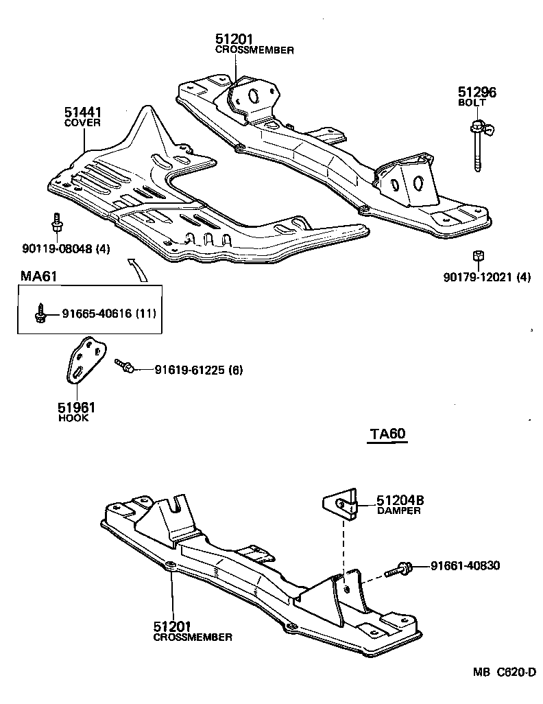 Suspension Crossmember & Under Cover