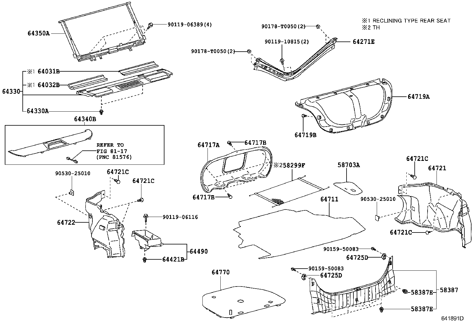 Package Tray Panel & Luggage Compartment Mat