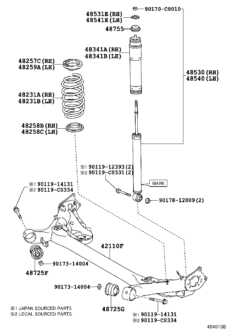 Rear Spring & Shock Absorber