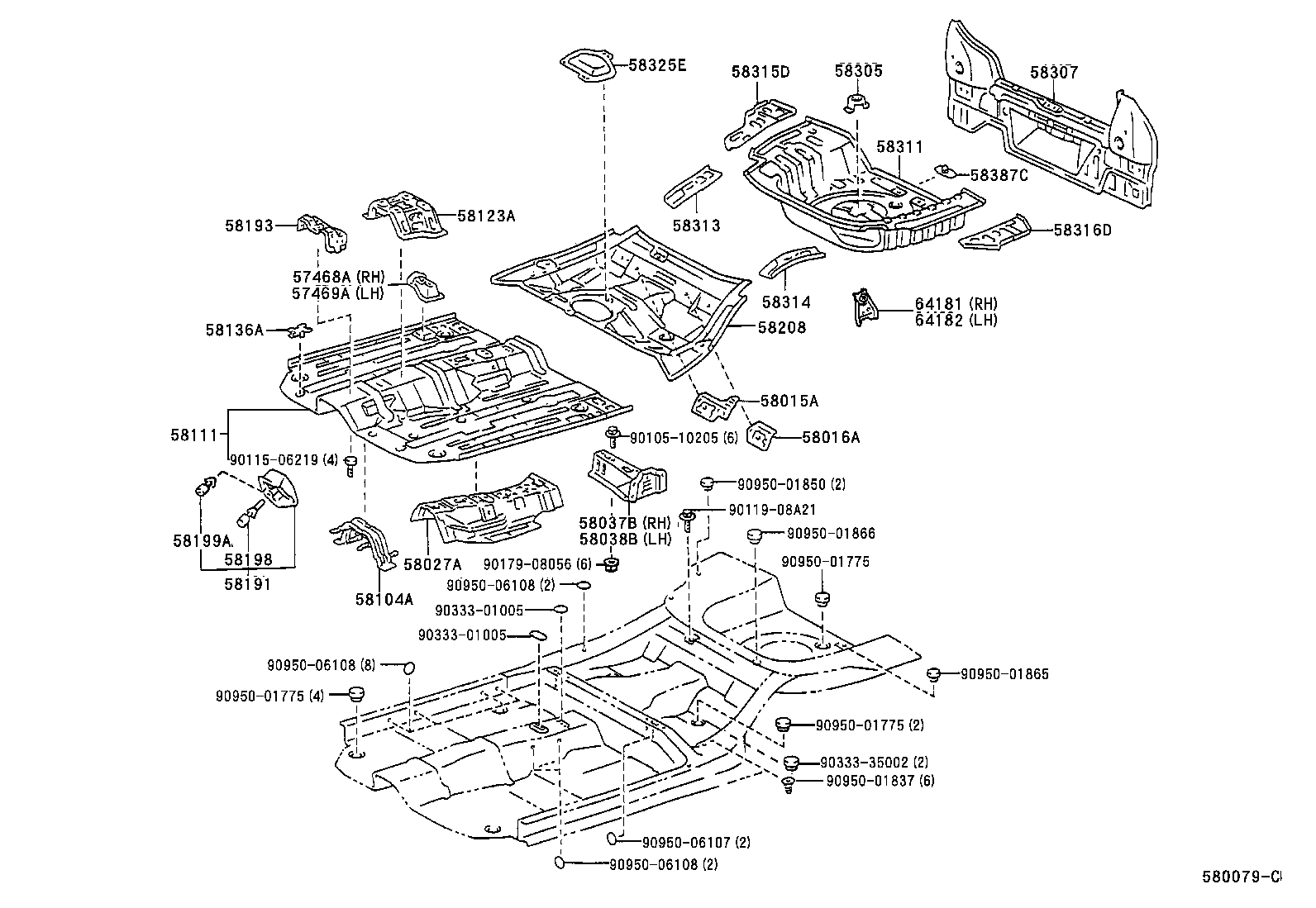 Floor Pan & Lower Back Panel