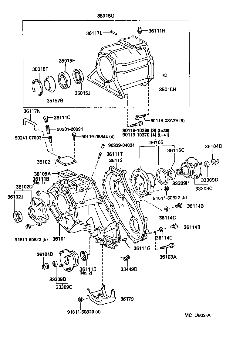 Transfer Case & Extension Housing