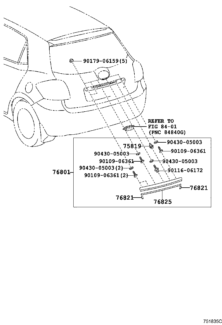 Rear Moulding